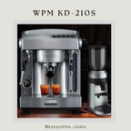 【香港電壓】WPM  KD-210S3 (銀色) 雙加熱塊意式咖啡機（一年保養）