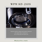 【香港電壓】WPM  KD-210S3 (銀色) 雙加熱塊意式咖啡機（一年保養）