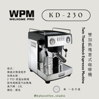 【香港電壓】WPM  KD-230 雙加熱塊意式咖啡機（一年保養）