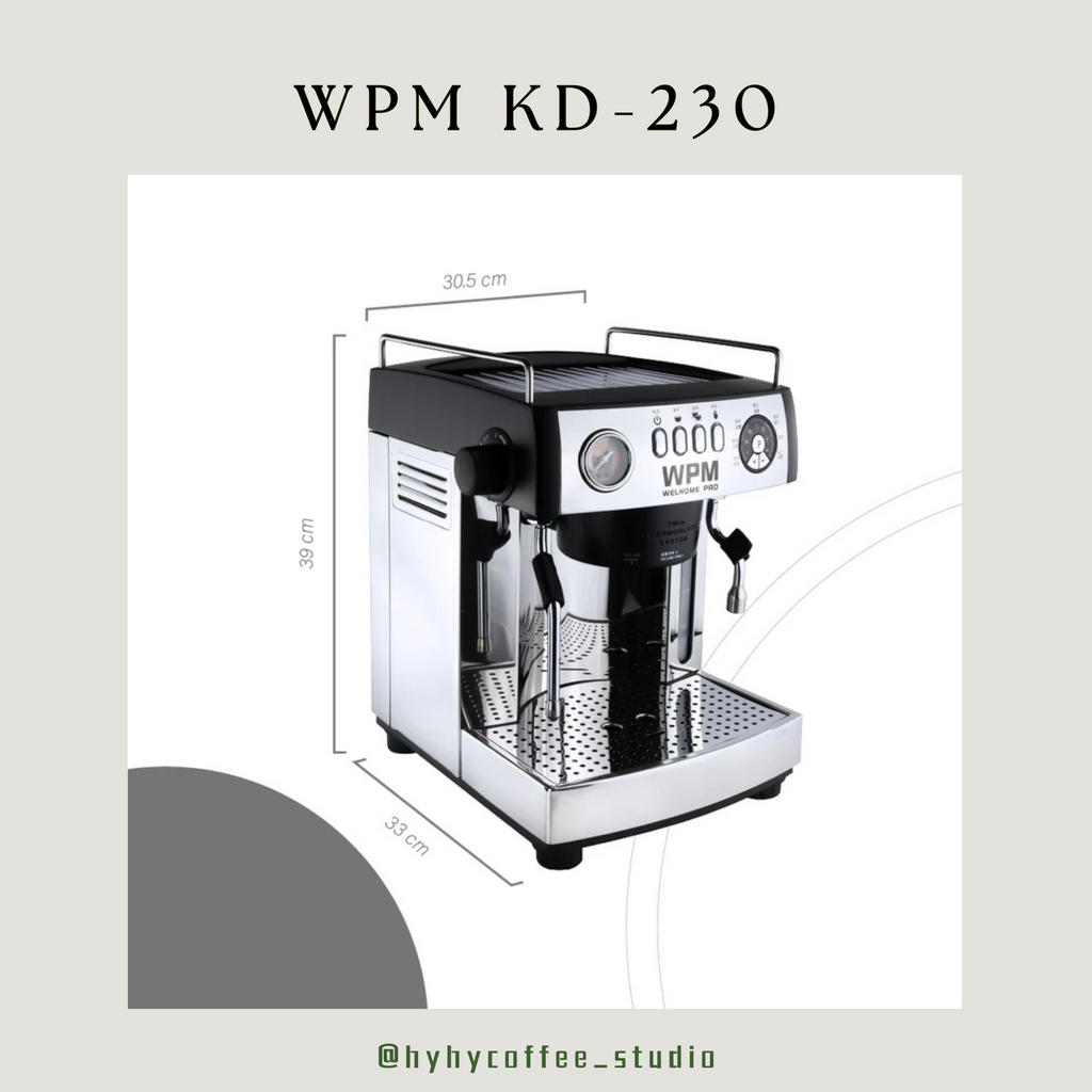 【香港電壓】WPM  KD-230 雙加熱塊意式咖啡機（一年保養）