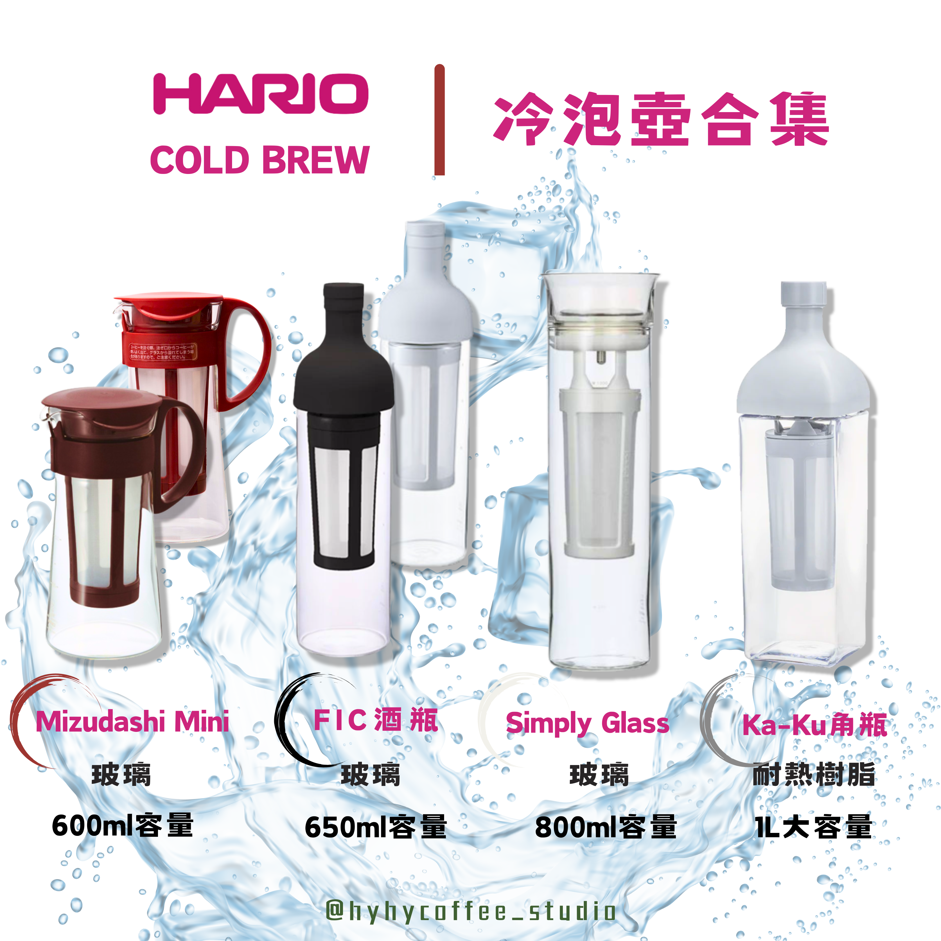Hario Cold Brew Bottle 冷泡壺系列