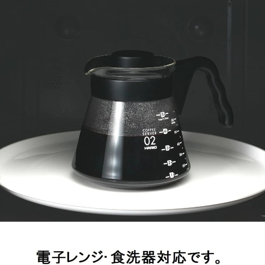 【HARIO】VCS-02B 02 握感咖啡下壺高溫耐熱分享壺 (700ml)