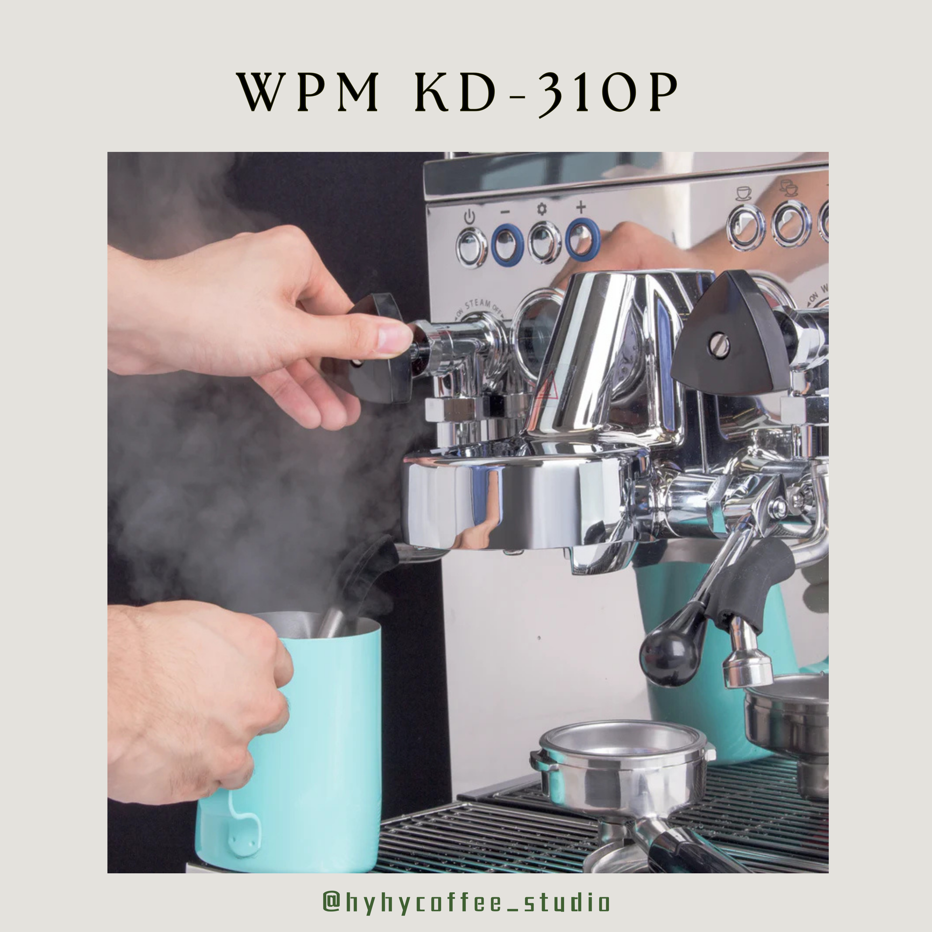 【香港電壓】WPM  KD-310P 三加熱塊義式咖啡機（一年保養）