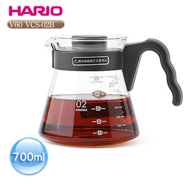 【HARIO】VCS-02B 02 握感咖啡下壺高溫耐熱分享壺 (700ml)
