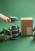 WPM x Loveramics Latte Art Set Green