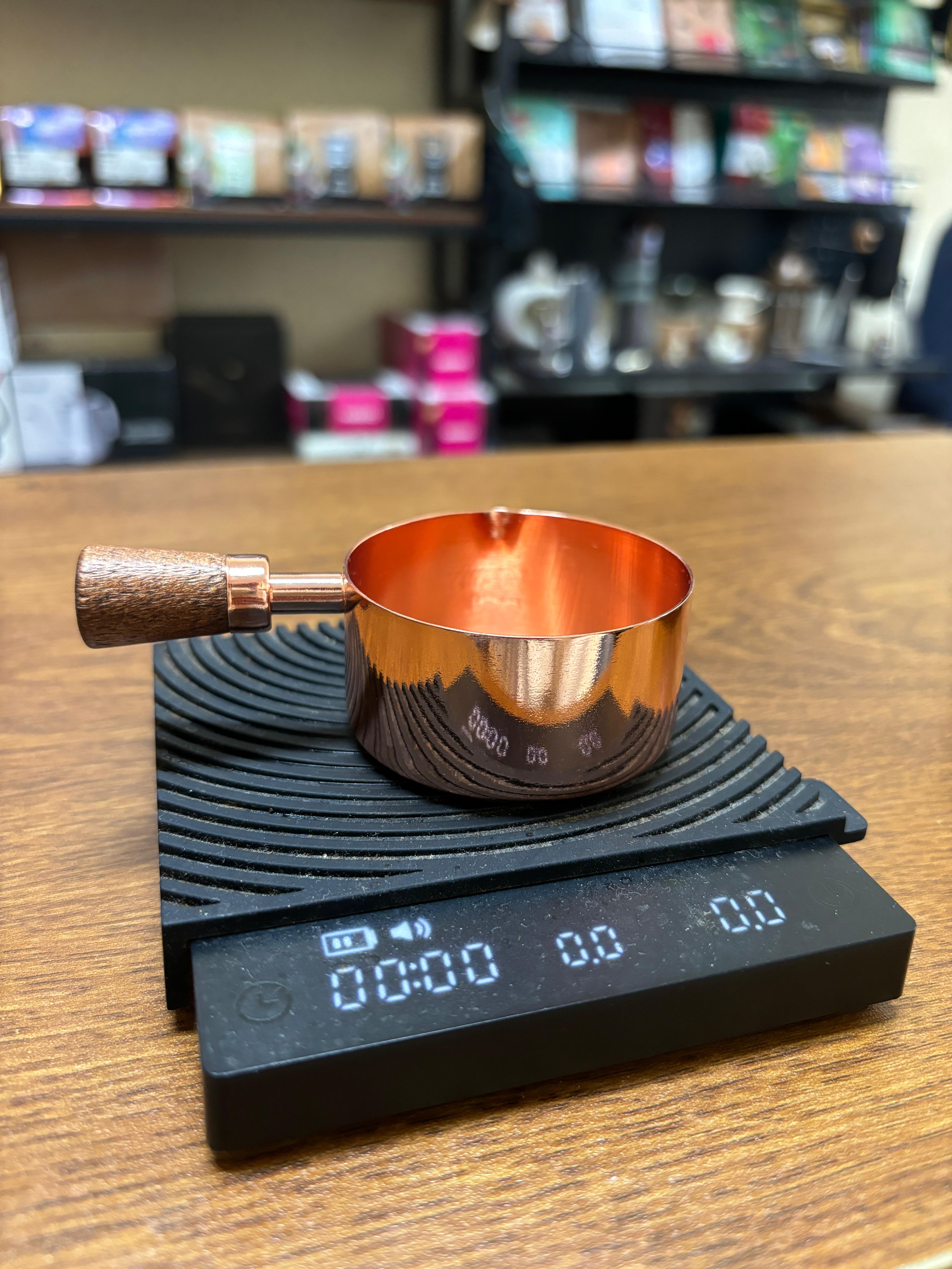 不鏽鋼帶柄量杯80ML（量豆/Espresso）兩色可選