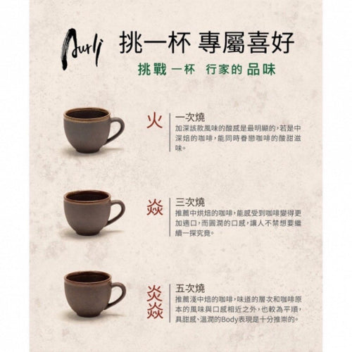Aurli 奧利 │老岩泥隨心杯一、三、五次燒(杯口釉)