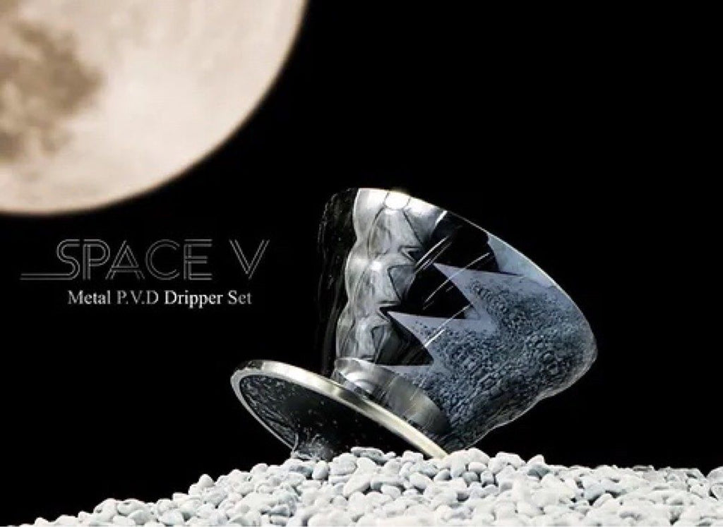 Hario V60 Space V 太空黑玻璃手沖套裝 02 (PVD Dripper Set)