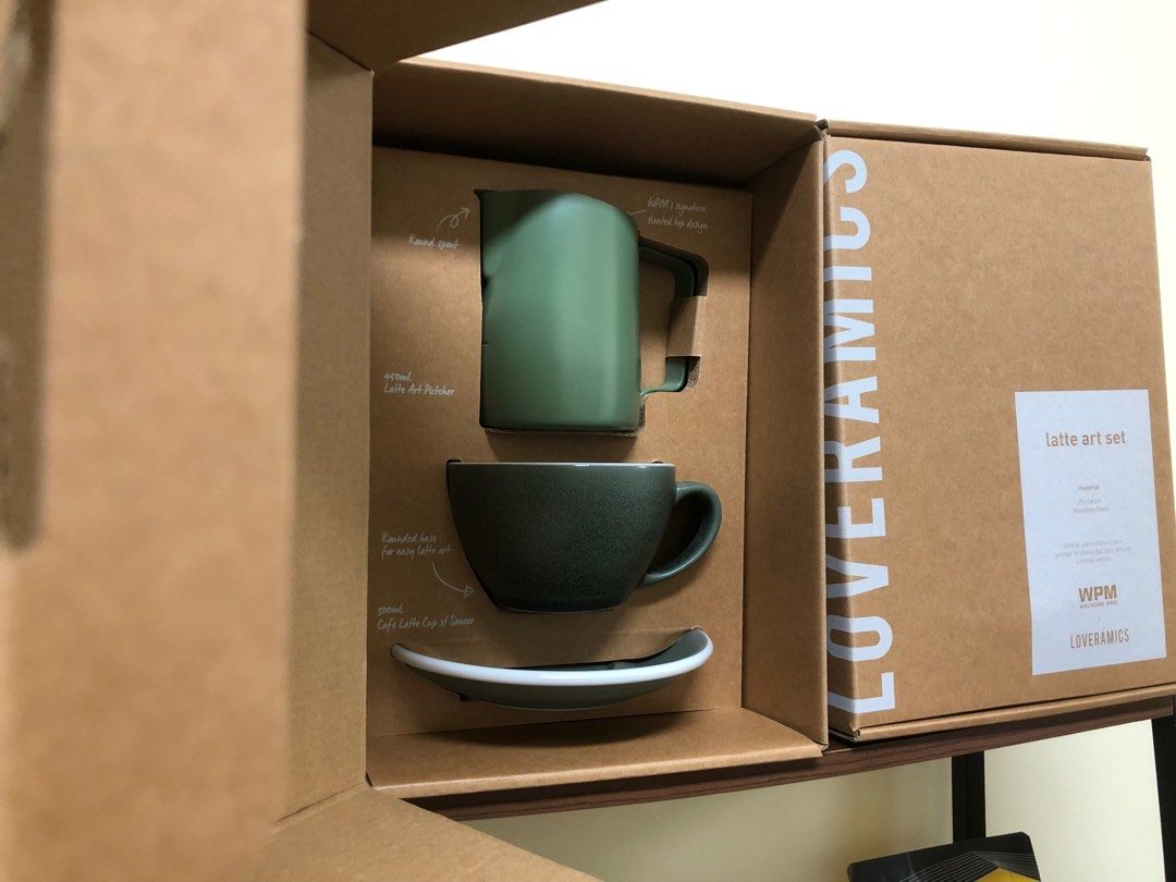 WPM x Loveramics Latte Art Set Green